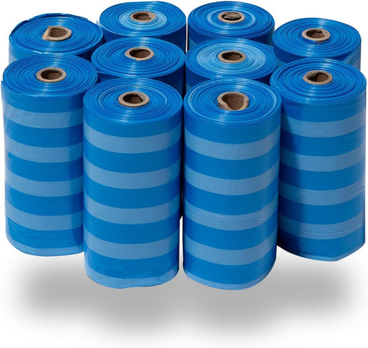 Best Pet Supplies Dog Poop Bags (150 Bags) for Waste Refuse Cleanup, Doggy Roll Replacements for