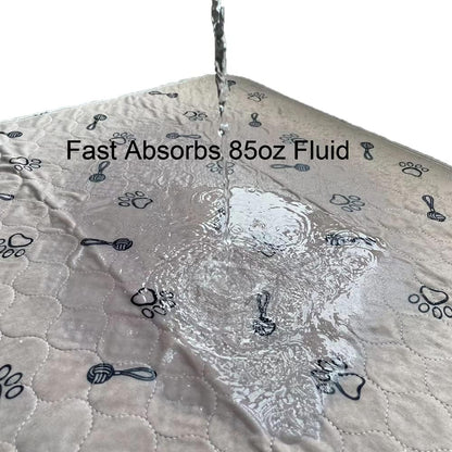 peepeego 48x96 Extra Large Dog Pad Washable and Free Dog Comb, Reusable Puppy Pad with Fast