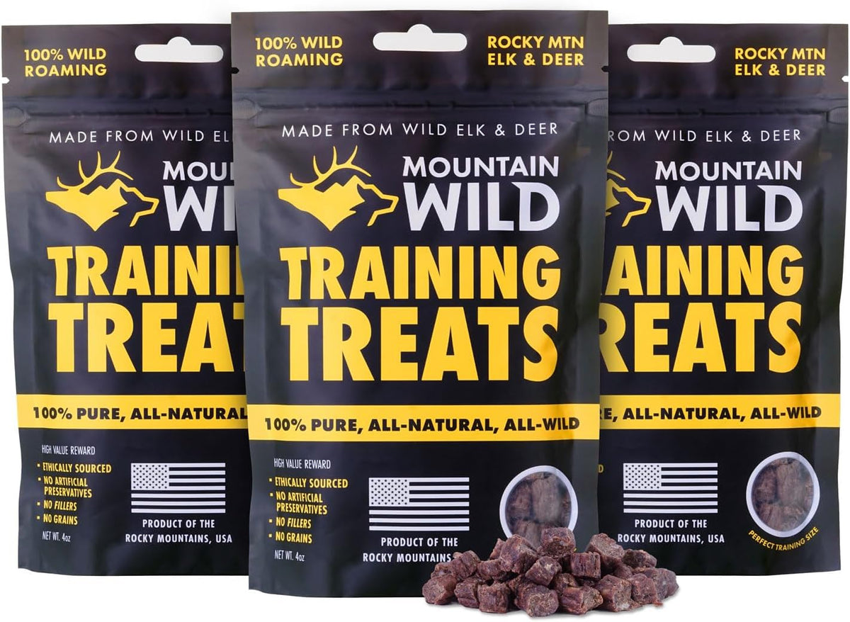 Training Treats for Dogs & Puppies – Elk & Venison Protein Puppy & Dog Treat – High Value