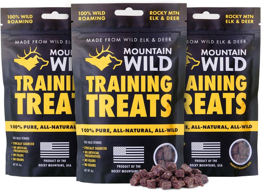 Training Treats for Dogs & Puppies – Elk & Venison Protein Puppy & Dog Treat – High Value