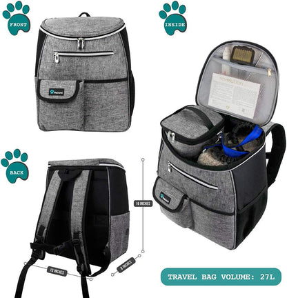 PetAmi Dog Travel Bag Backpack, Airline Approved Dog Bags for Traveling, Puppy Diaper Bag Supplies
