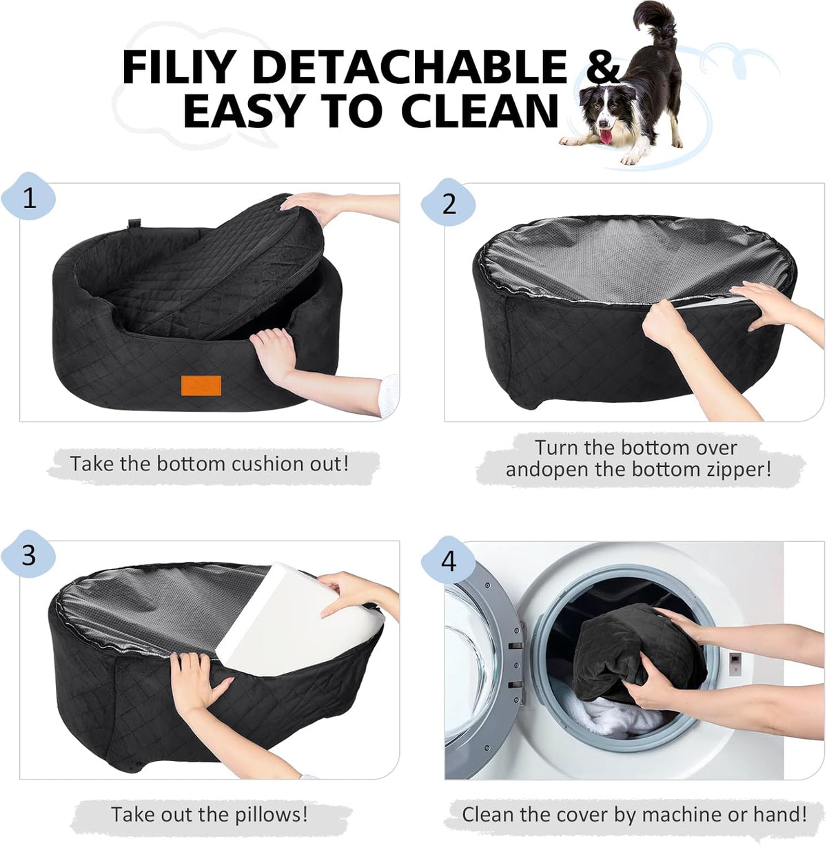 Dog Car Seat for Medium Dogs Up to 50 lbs, Pet Booster Seat for Cars SUVs and Trucks, Travel Dog