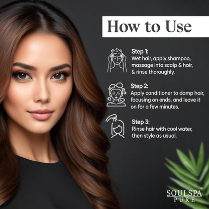 Biotin Shampoo and Conditioner Set with Keratin - Sulfate-Free Advanced Anti-Thinning, Hair Growth