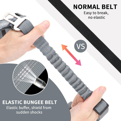 BWOGUE Pet Dog Cat Seat Belt Reflective Car Dog Headrest Restraint Leash Elastic Buffer Bungee