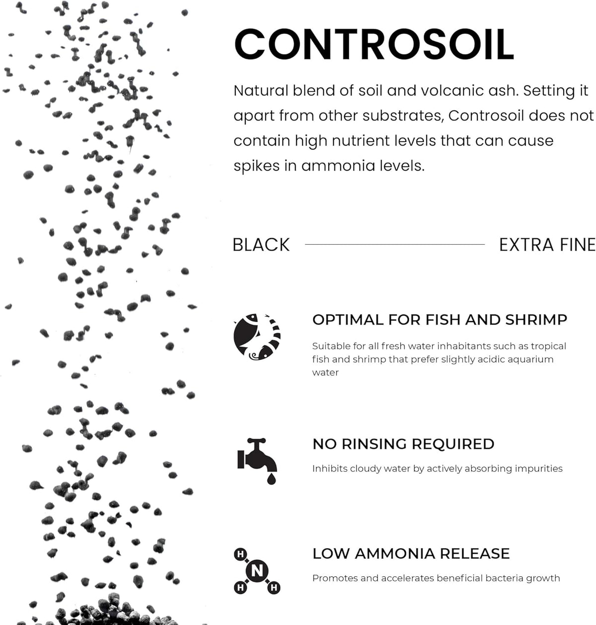 Ultum Nature Systems Controsoil - Freshwater Aqua Soil Substrate for Fish, Shrimp, Live Plant