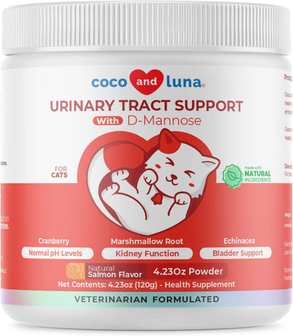 Cranberry for Cats - Incontinence Support, Urinary Tract Support, Cat UTI, Bladder Support, 120g