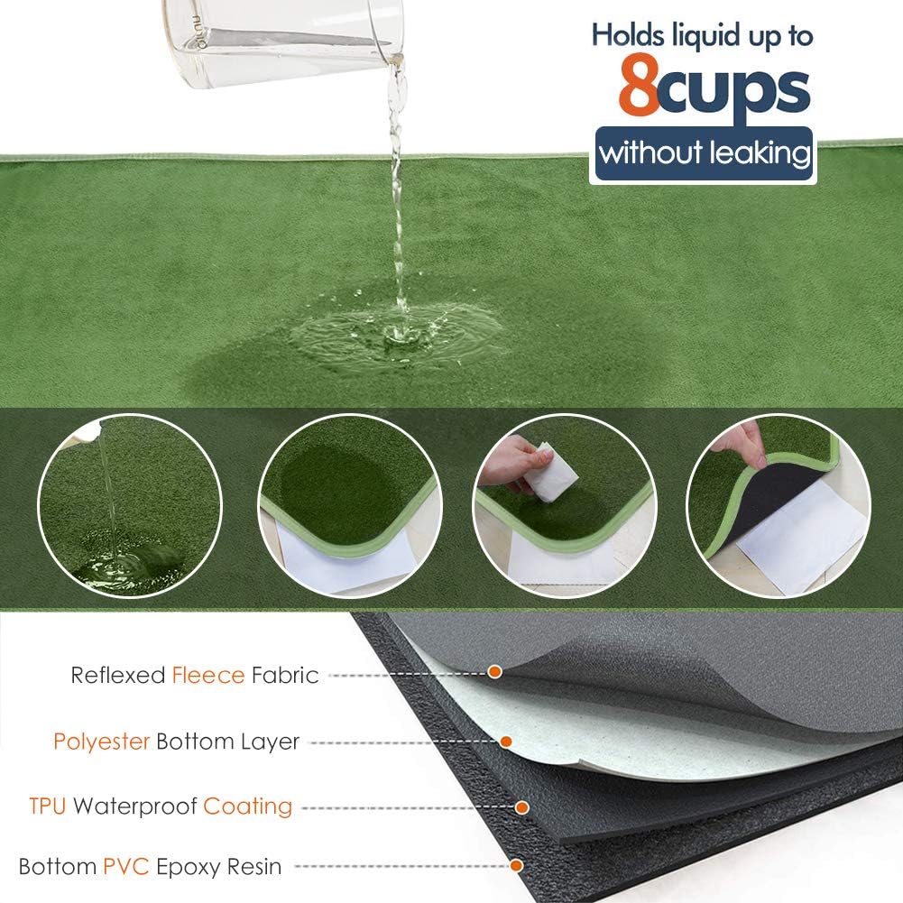 Washable Pee Pads for Dogs, Extra Large Reusable Dog Pee Pad, Waterproof Pet Mat, Dog Playpen Mats