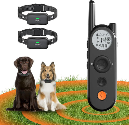 Wireless Dog Fence, 3500FT Fence Range, 6100FT Remote Training, 185 Days Rechargeable, IPX7