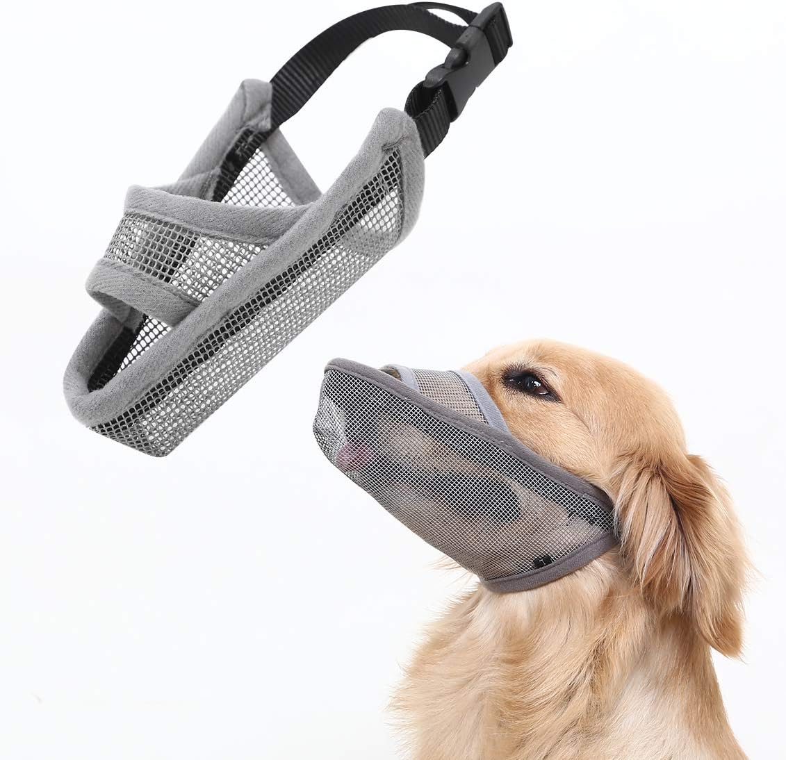 Crazy Felix Nylon Dog Muzzle for Small Medium Large Dogs Poodle Labrador Golden Retriever Doberman