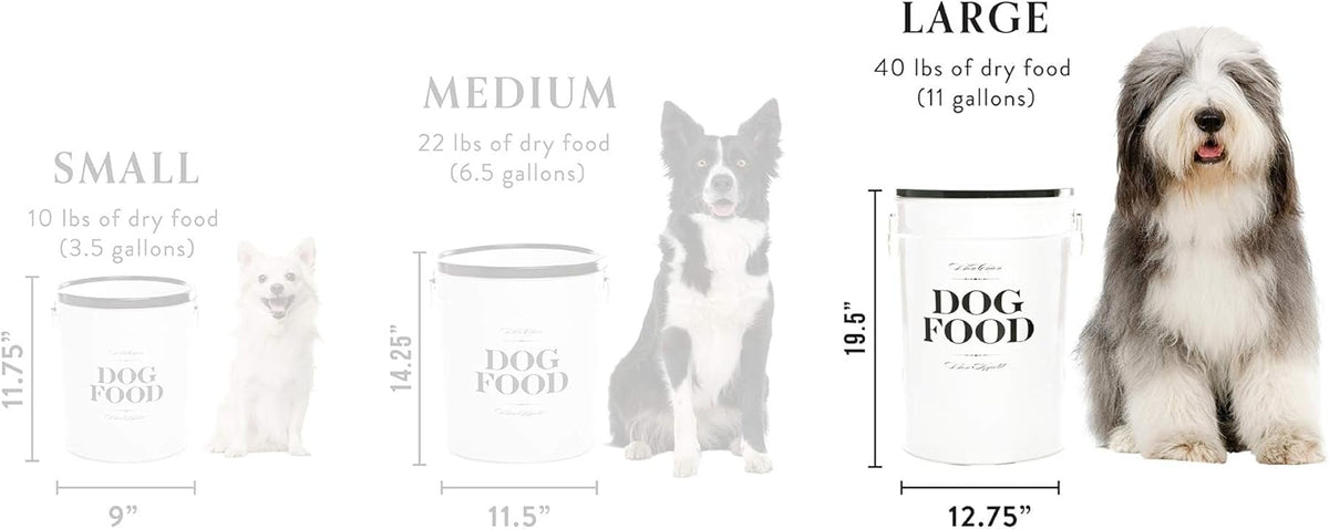Harry Barker Pet Food Storage Collection, Bon Chien Food Storage - Large