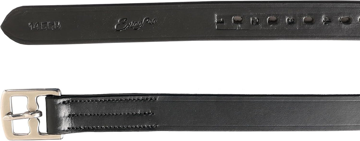 Exion Pre-Stretched Leather Stirrup Leathers for English Saddles | Premium Vegetable-Tanned
