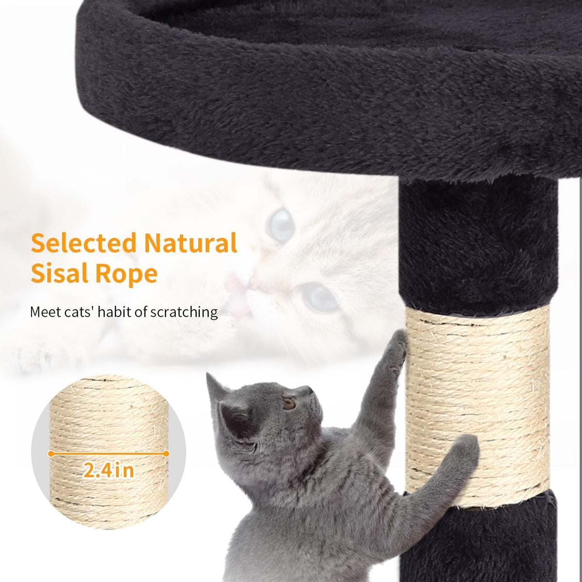 BestPet Cat Tree 36 inch Tall Scratching Toy Activity Centre Cat Tower Cat Condo Multi-Level