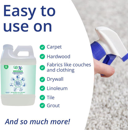 Concentrated Pet Urine Odor Eliminator, Ideal for Cat, Dog Poo and Urine Smell, Versatile & Natural