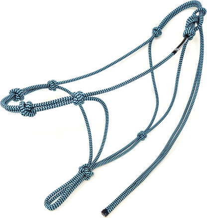 Horse Rope Training Halter - 4 Knot 1/4" Stiff Halter Cord - Used by Famous Trainers Multiple Sizes