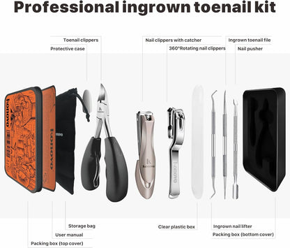 Toenail Clippers for Seniors Thick Toenails, Toe Nail Clippers Adult Thick Nails Long Handle