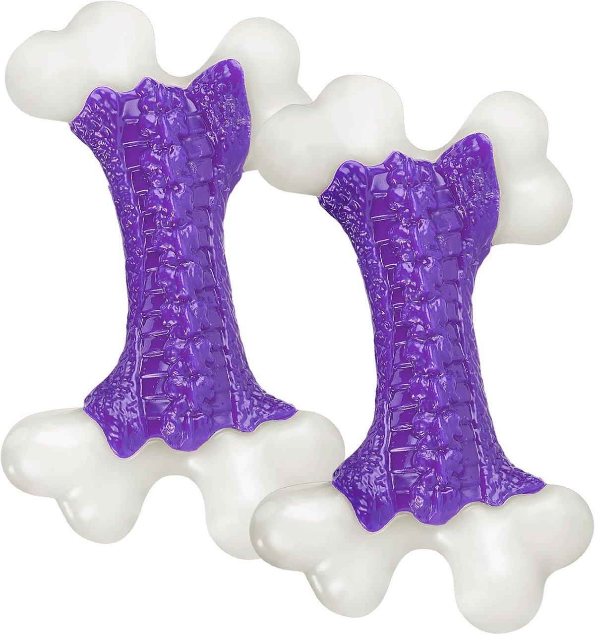 Tough Dog Toys (2 Pack), Dog Toys for Aggressive Chewers Breed, Aggressive Chew Toys for Large