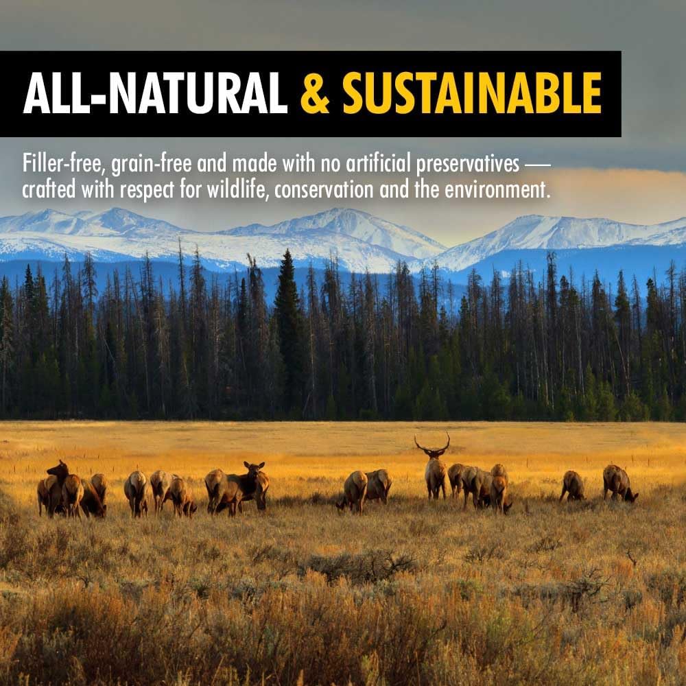 High Country Wild Blueberry Elk & Venison Dog Training Treats - Natural Grain-Free Puppy & Dog