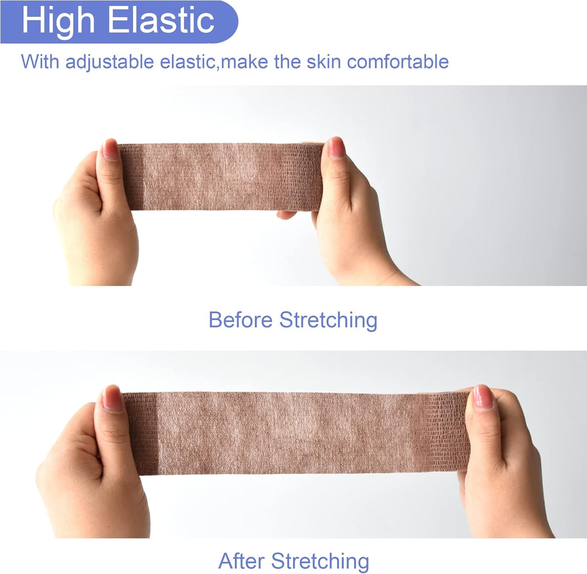 9 Pack 2" x 5 Yards Self Adhesive Bandage Wrap Self Stick Wrap for Ankle, Wrist, Finger, Sports