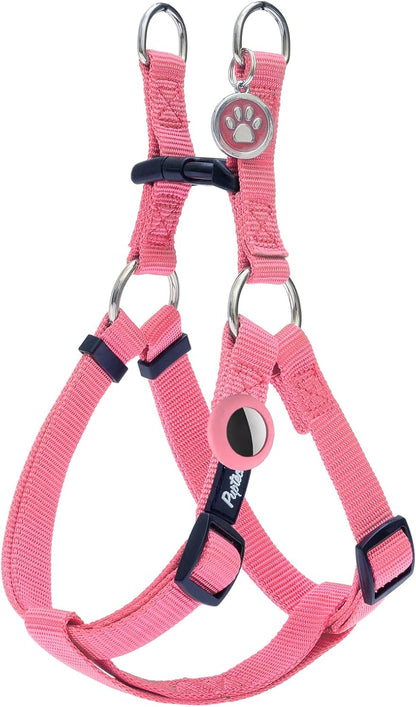PUPTECK No Pull Dog Harness Soft Adjustable Basic Nylon Step in Puppy Vest Outdoor Walking with ID