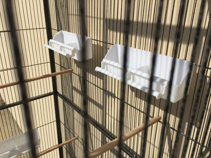 Extra Large Double Stacker Breeding Flight Bird Wrought Iron Separate Parrot Bird Cage Side Nesting