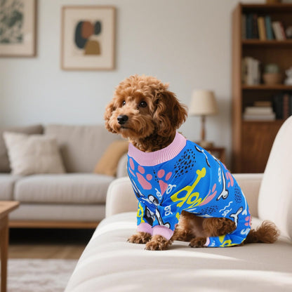 2PCS Dog Pajamas for Extral Small Xs Sized Doggie Pjs Clothes Puppy Onesies Outfits Pet Jammies Boy