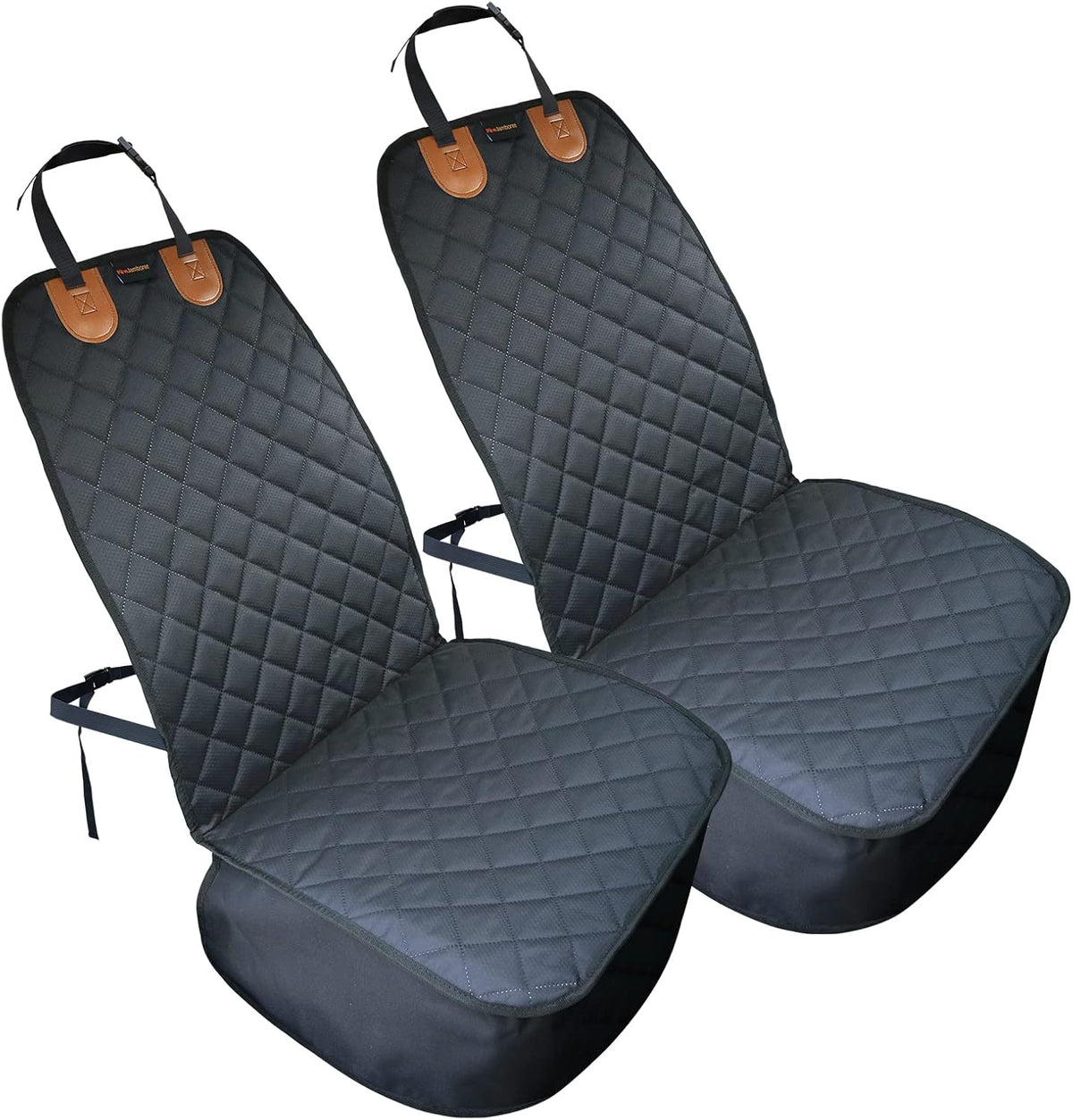 Paw Jamboree 2PCS Dog Car Front Seat Covers Scratch-Proof Pet Car Seat Cover Non-Slip Car Seat