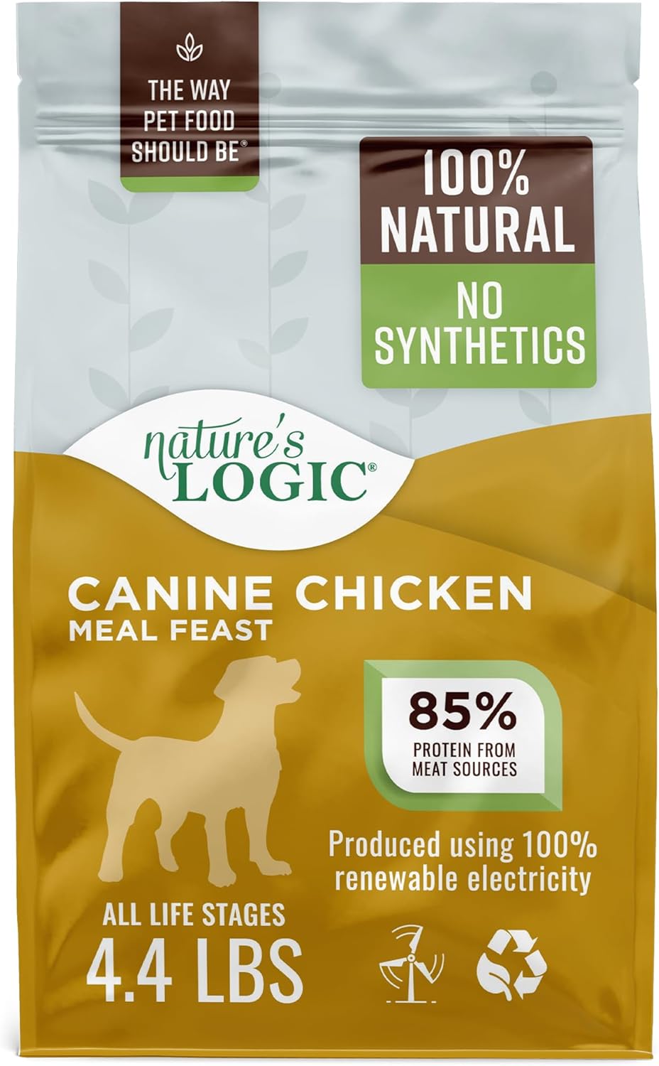 Nature's Logic Dry Dog Food - 100% Natural - No Synthetics - For All Ages, Sizes, Breeds - Free