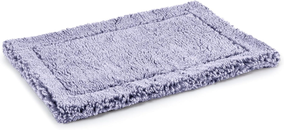 Stoutwool Indestructible Dog Bed - Fluffy Chew Proof Dog Crate Pad - Tough Kennel Pad for