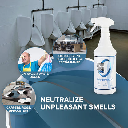 Zero Odor Pro - Commercial Strength Eliminator Odor Neutralizer, Room Deodorizer Odor Eliminator
