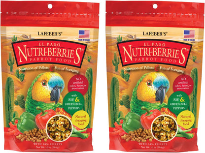 LAFEBER'S El Paso Nutri-Berries Pet Bird Food, Made with Non-GMO and Human-Grade Ingredients, for