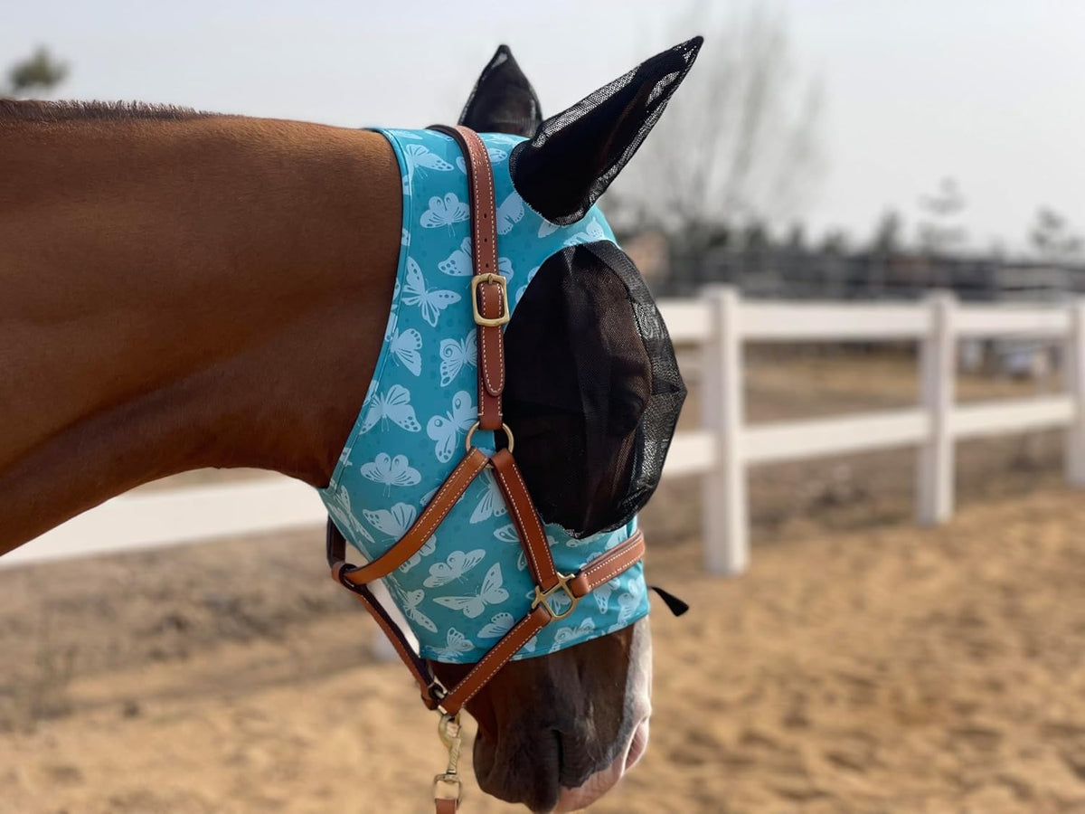 Horse Fly Mask Super Comfort Horse Fly Mask Elasticity Fly Mask with Ears We Only Make Products