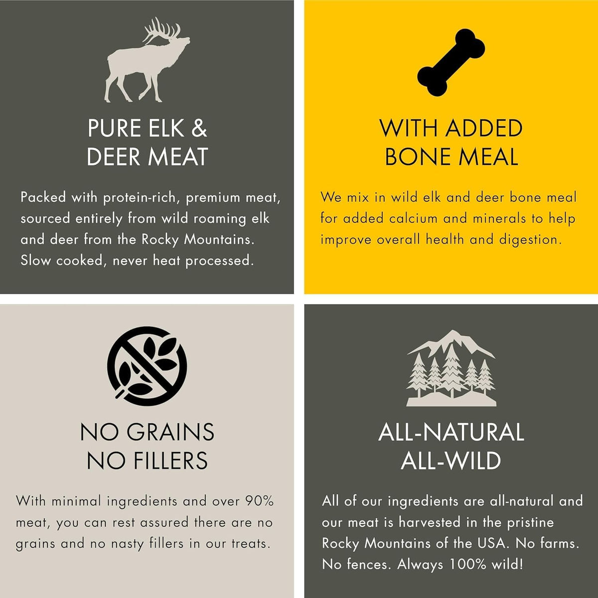 Training Treats for Dogs & Puppies – Elk & Venison Protein Puppy & Dog Treat – High Value
