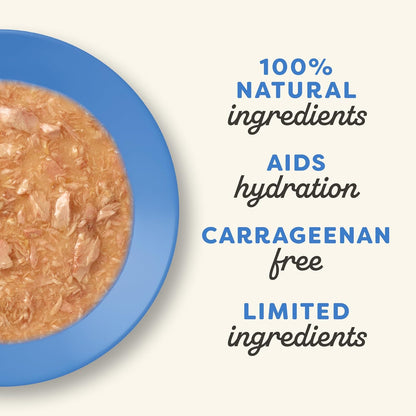 Applaws Natural Wet Cat Food in Gravy, Limited Ingredient Canned Wet Cat Food, Variety Pack, Made