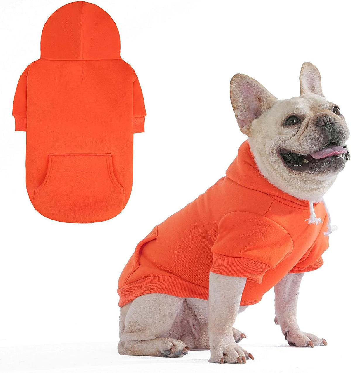 KOOLTAIL Fall Dog Hoodie - Soft & Warm Dog Thanksgiving Sweater with Leash Hole and Pocket, Pet