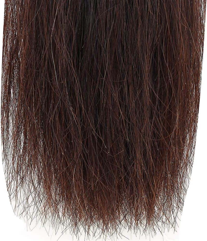 Horse Tail Extensions with Braided Horsehair Loop, Blunt Cut Bottom, 28-30 inches Long and 3/8 lb