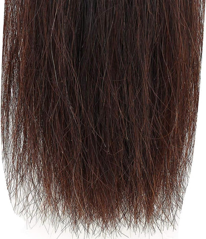 Horse Tail Extensions with Braided Horsehair Loop, Blunt Cut Bottom, 28-30 inches Long and 3/8 lb
