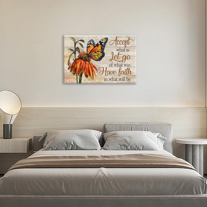 Farmhouse Butterfly Bathroom Pictures Wall Art, Rustic Floral Country Bathroom Wall Decor, Daisy