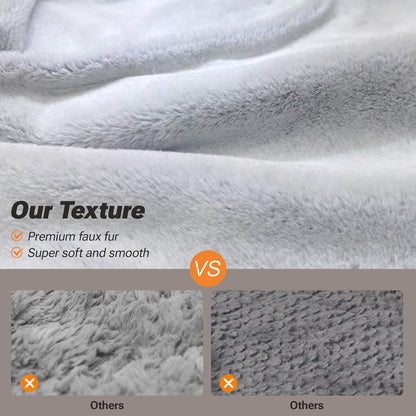 Soft Touch Orthopedic XL Dog Bed for Large Dogs with Faux Fur Top, Waterproof Pet Couch Bed with