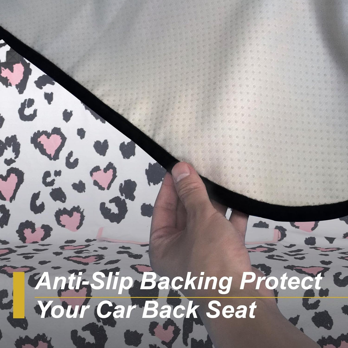 Back Seat Cover for Car Trucks Van SUV,Waterproof Rear Bench Towel Seat Covers for Dogs and