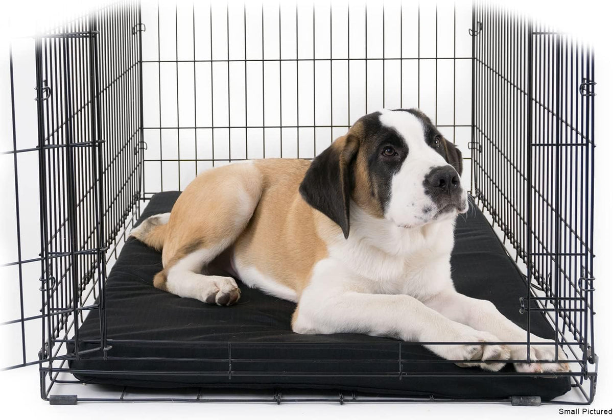 K9 Ballistics Tough Ripstop Orthopedic Dog Crate Bed - Durable Pad with Washable Cover, for Wire