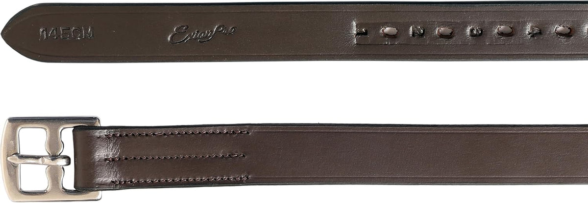 Exion Pre-Stretched Leather Stirrup Leathers for English Saddles | Premium Vegetable-Tanned