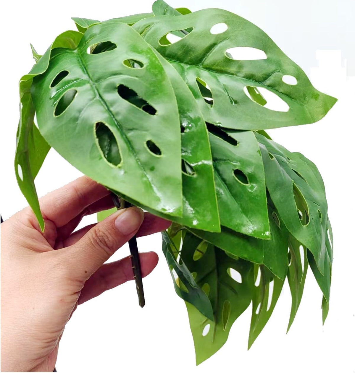 Reptile Plants for Terrarium Decor, Amphibian Habitat Decor, Reptile Tank Accessories, Artificial