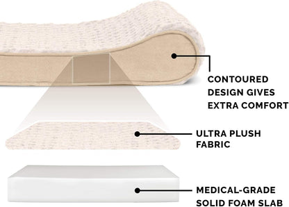 Furhaven Orthopedic Dog Bed for Large Dogs w/ Removable Washable Cover, For Dogs Up to 150 lbs