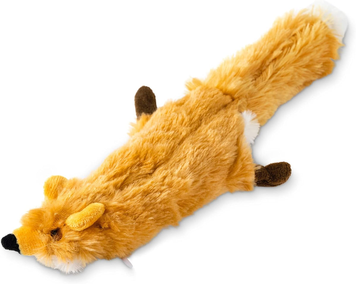 SPOT Flippin’ Skinneeez Fox - Interactive Cat Toy with Catnip - Touch Activated Flopping, Wiggling