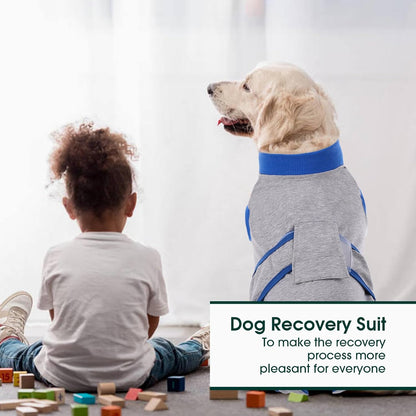Kuoser Recovery Suit for Dogs Cats After Surgery, Professional Pet Recovery Shirt Dog Abdominal