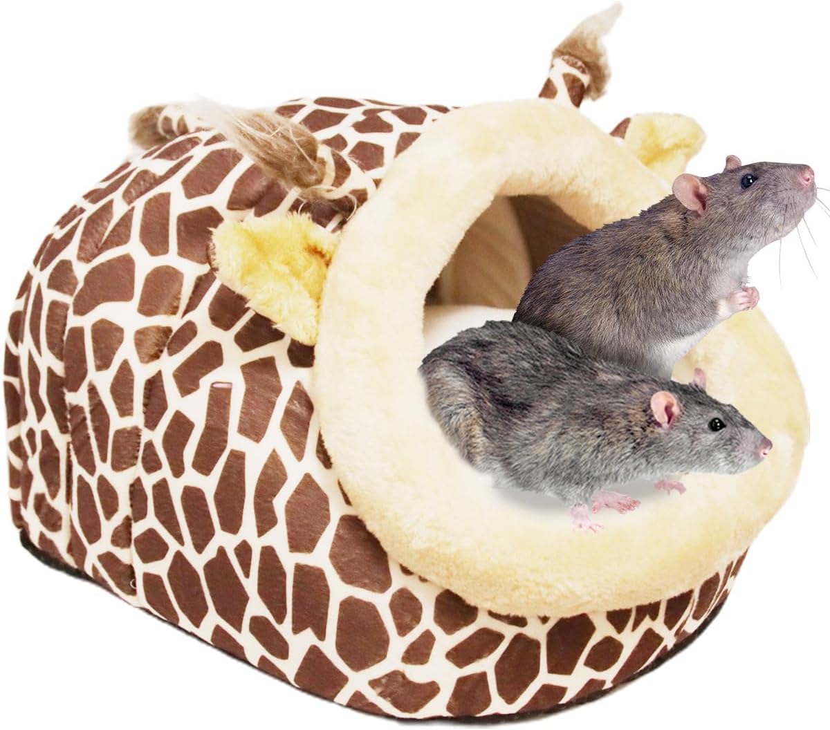 Guinea Pig Bed House & Hideout for Rat Bearded Dragon Hedgehog Ferret to Sleep and Hide, Guinea Pig
