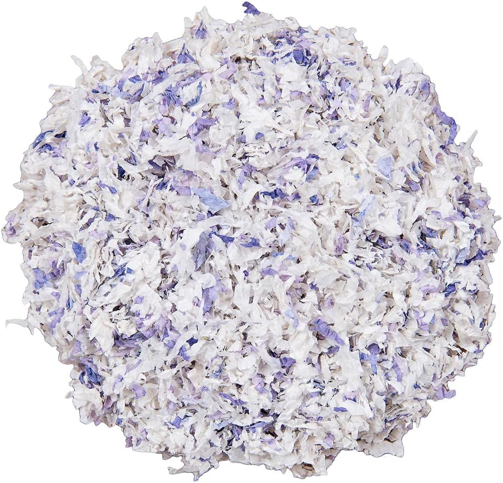 Small Pet Select- White Paper Bedding with Real Natural Lavender. Rabbits, Guinea Pigs, and Other