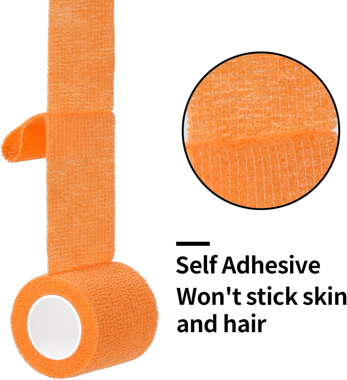 Self Adhesive Bandage Wraps 2 Inch x 5 Yards Athletic Tape Elastic Bandage Wrap for Wrist Ankle