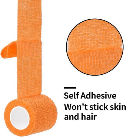 Self Adhesive Bandage Wraps 2 Inch x 5 Yards Athletic Tape Elastic Bandage Wrap for Wrist Ankle