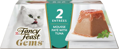 Fancy Feast Gems Pate Cat Food Mousse With Tuna and a Halo of Savory Gravy Cat Food - (Pack of 8) 4